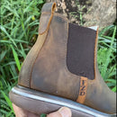 Kit Bota Imperio en Cuero Legítimo con Plantilla Ortopédica +BONOS: Gorra, Billetera y Funda con Cuchillo