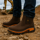 Kit Bota Adventure de Cuero Legítimo con Plantilla Ortopédica y Suela Antideslizante +REGALOS: Vaso Térmico, Sombrero, Cinturón y Billetera